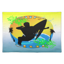 Club de la resaca - americano MoJo Placemats de la Mantel Individual