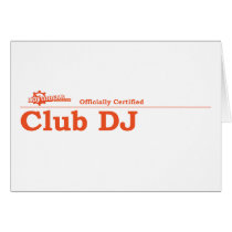 Club DJ Certified cards