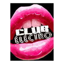 Club Electro Lips poster posters by clubelectrogear Club Electro Lips poster posters