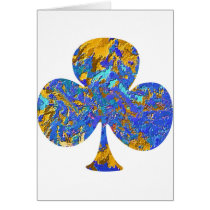 Club House - Poker Fan Card