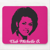Club Michelle Mousepad in  Hot Pink