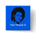 Club Michelle O Button, Cerulean Blue by MizzBella Club Michelle O Button, Cerulean Blue