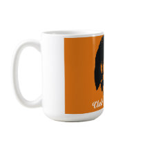 Club Michelle O. Ceramic Coffee Mug, Orange