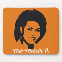 Club Michelle O. Mousepad In Pumpkin