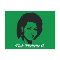 Club Michelle O Postcards, Kelly Green by MizzBella Club Michelle O Postcards, Kelly Green