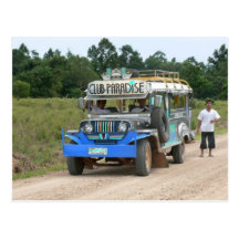 Club Paradise Jeepney Post Cards