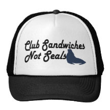 Club Sandwiches not seals Mesh Hats