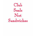 Club Seals t-shirts