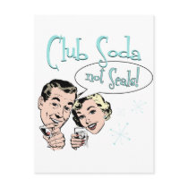 Club Soda postcards