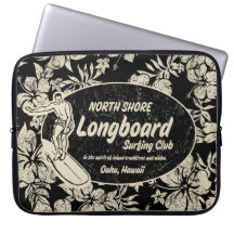 Club Surfing Hawaiian Neoprene Wetsuit Computer Sleeves