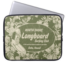 Club Surfing Hawaiian Neoprene Wetsuit Computer Sleeves