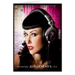 CLUBBIN TV Greeting Card