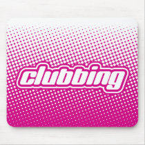 clubbing pink mousepads