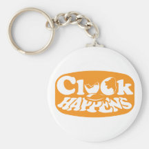 Cluck Happens Key Chain