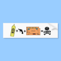 Clue Equation bumper stickers