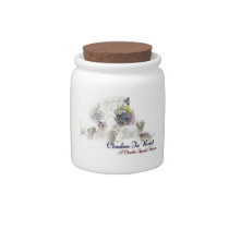 Clumber Spaniel Candy Jar
