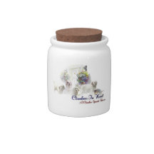 Clumber Spaniel Candy Jar