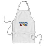 CLUMBER SPANIEL Dad Paw Print 1 Apron
