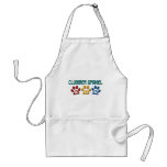 CLUMBER SPANIEL Mom Paw Print 1 Apron