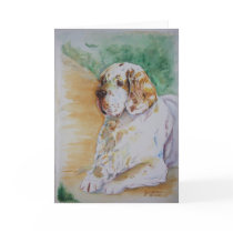 Clumber Spaniel - My Friend Greeting Card