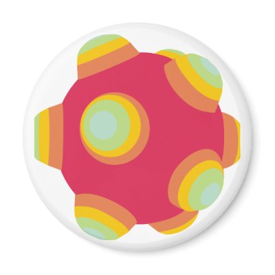 ClumpBubble - Bright! Magnet by Palette8Bit