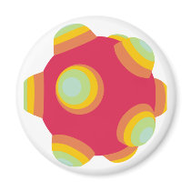 ClumpBubble - Bright! magnets by Palette8Bit ClumpBubble - Bright! magnets