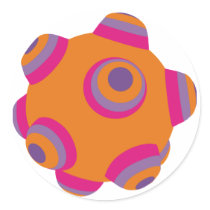 ClumpBubble - Orange stickers