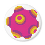ClumpBubble Pink Purple Orange magnets