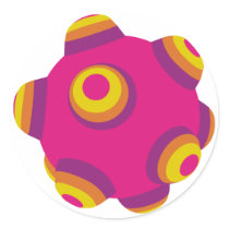 ClumpBubble Pink Purple Orange stickers by Palette8Bit ClumpBubble Pink Purple Orange stickers