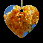 Cluster of Golden Bougainvillea Ornament