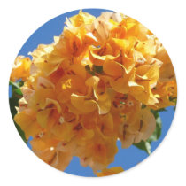 Cluster of Golden Bougainvillea Sticker