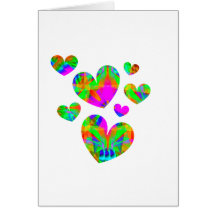 Cluster of Hearts Cards