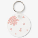 Cluster of Hearts keychains