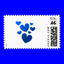 Cluster of Hearts postage