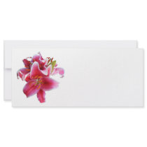 Cluster of Stargazer Lilies Full Color Rack Card