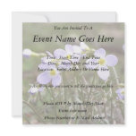 Cluster Of Tiny Bluets Custom Invites