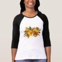 Cluster Yellow Lilies Ladies t-shirts