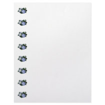 Clusters of Purple Hydrangea Customized Letterhead