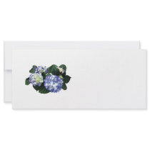 Clusters of Purple Hydrangea Customized Rack Card