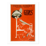 Clyde Fitch's Greatest Comedy, "Girls" Theatre 2 Post Card