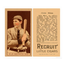 Clyde Milan Nationals Baseball 1912 posters by lc_baseball Clyde Milan Nationals Baseball 1912 posters