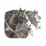 ladies_fitted_babydoll - Artwork from a Clydesdale Horse drawing by Artist Kelli Swan, titled 'Team Work'. Customize this item by adding your own text or a name. Add ladies_fitted_babydoll - Artwork from a Clydesdale Horse drawing by Artist Kelli Swan, titled 'Team Work'. Customize this item by adding your own text or a name. Add