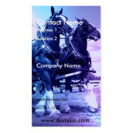 Clydesdale Horse Business Card