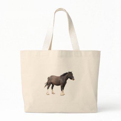 Clydesdale horse tote bag by rowan9