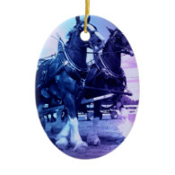 Clydesdale Horses Ornament