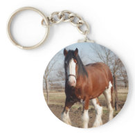 Clydesdale keychain