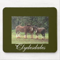 Clydesdales Mousepad by sunsett76 Clydesdales Mousepad