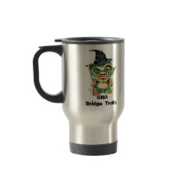 CMA Bridge Troll travel mug