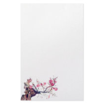 CMCarlson  Cherry Blossom Stationary Personalized Stationery