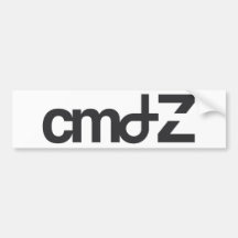 CMD  Z  logo Bumper Sticker